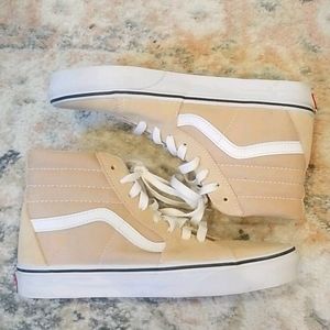 Vans Pink and white, high tops